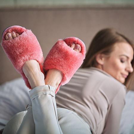 Zapatillas Highlander, zapatillas de piel,